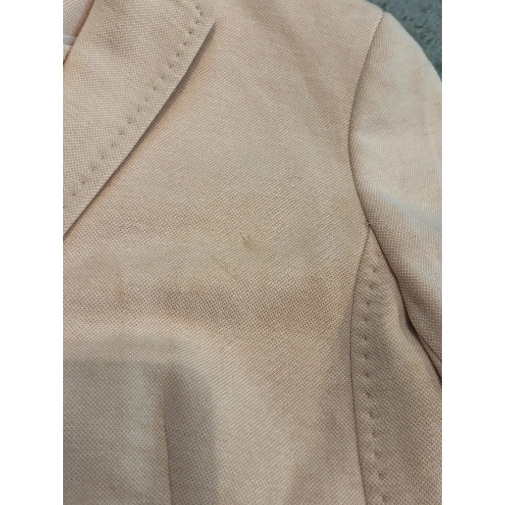 Talbots Blazer Womens 8P Petites Pink Long Sleeve 2 Button Jacket Coat Preppy